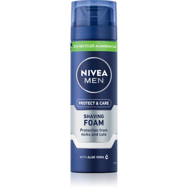 Nivea Men Protect &amp; Care spumă pentru bărbierit pentru barbati 200 ml