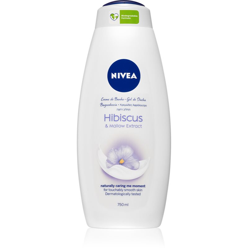 Nivea Hibiscus & Mallow Extract gel cremos pentru dus maxi 750 ml