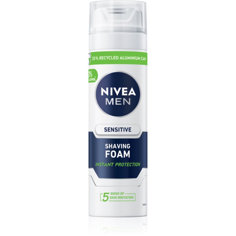 NIVEA MEN Sensitive spumă pentru bărbierit pentru barbati 200 ml