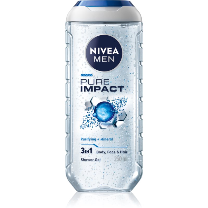 Nivea Men Pure Impact gel de duș pentru barbati 250 ml