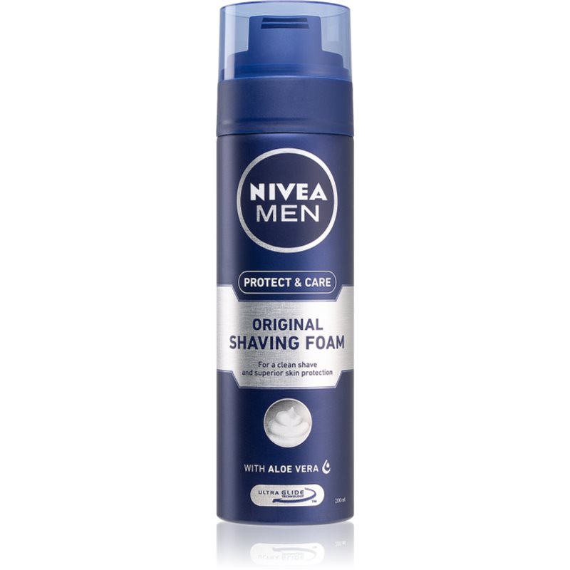 Nivea Men Protect & Care spumă pentru bărbierit pentru barbati 200 ml