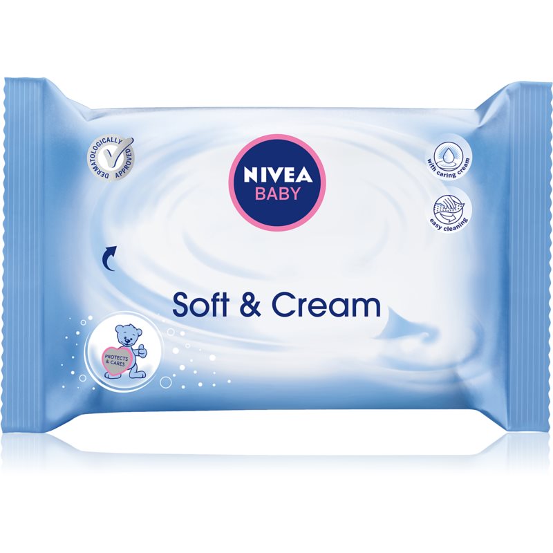Nivea Baby Soft & Cream servetele pentru curatare 20 buc