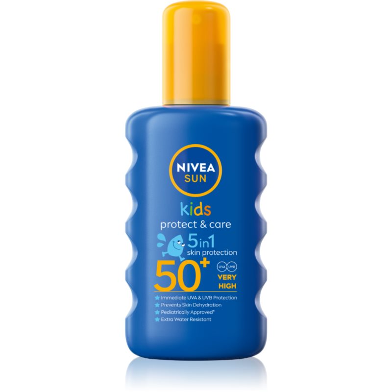 Nivea Sun Kids spray colorat pentru copii pentru bronzat SPF 50+ 200 ml