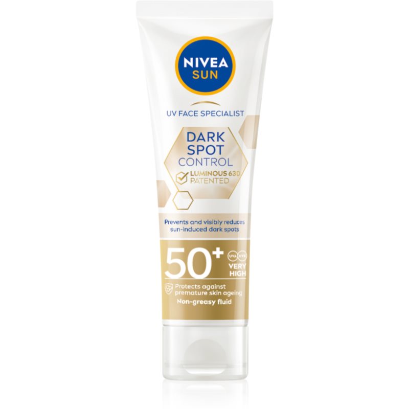 Nivea Sun Luminous 630 Gesichtscreme zum Bräunen gegen Pigmentflecken SPF 50+ 40 ml