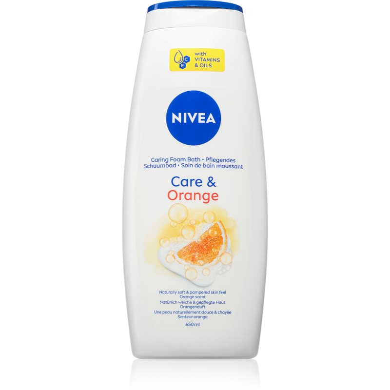 NIVEA Care &amp; Orange gel calmant pentru dus 650 ml