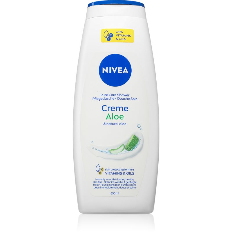 NIVEA Creme Aloe gel calmant pentru dus 650 ml