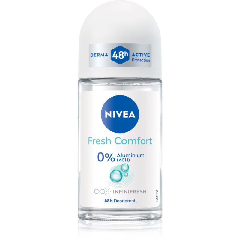 Nivea Fresh Comfort deodorant roll-on fără săruri de aluminiu 48 de ore