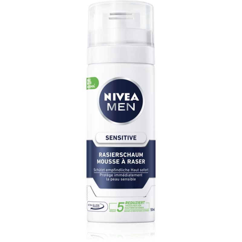 NIVEA MEN Sensitive spumă pentru bărbierit pentru barbati 50 ml