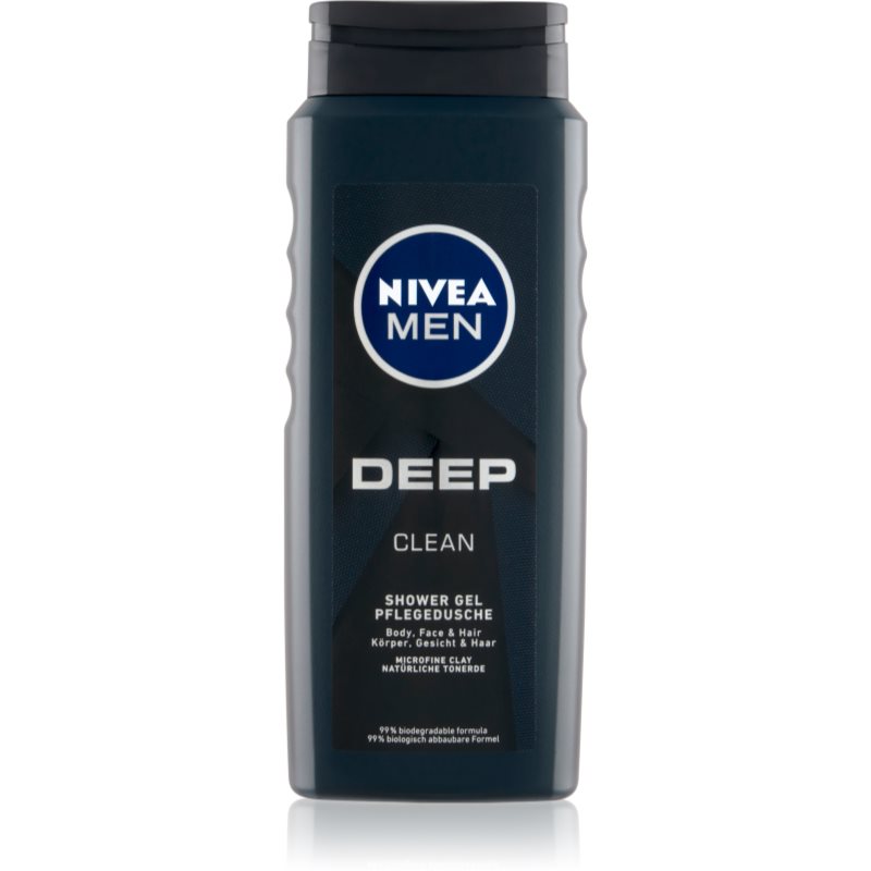 Nivea Men Deep Gel de duș pentru bărbați 500 ml