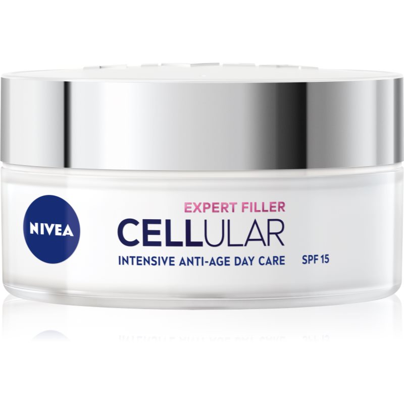 NIVEA Hyaluron Cellular Filler crema de zi pentru fermitate SPF 15 50 ml