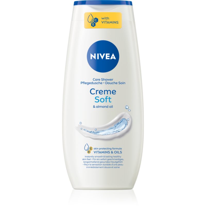 Nivea Creme Soft gel calmant pentru dus 250 ml Nivea Creme Soft gel calmant pentru dus 250 ml