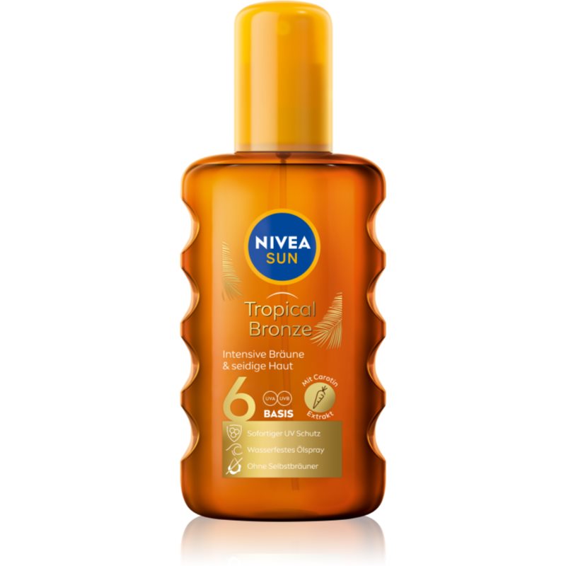 NIVEA SUN ulei spray pentru bronzare SPF 6 200 ml