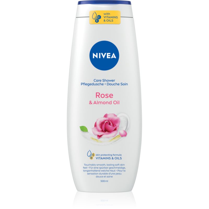 NIVEA Rose &amp; Almond Oil gel de duș 500 ml