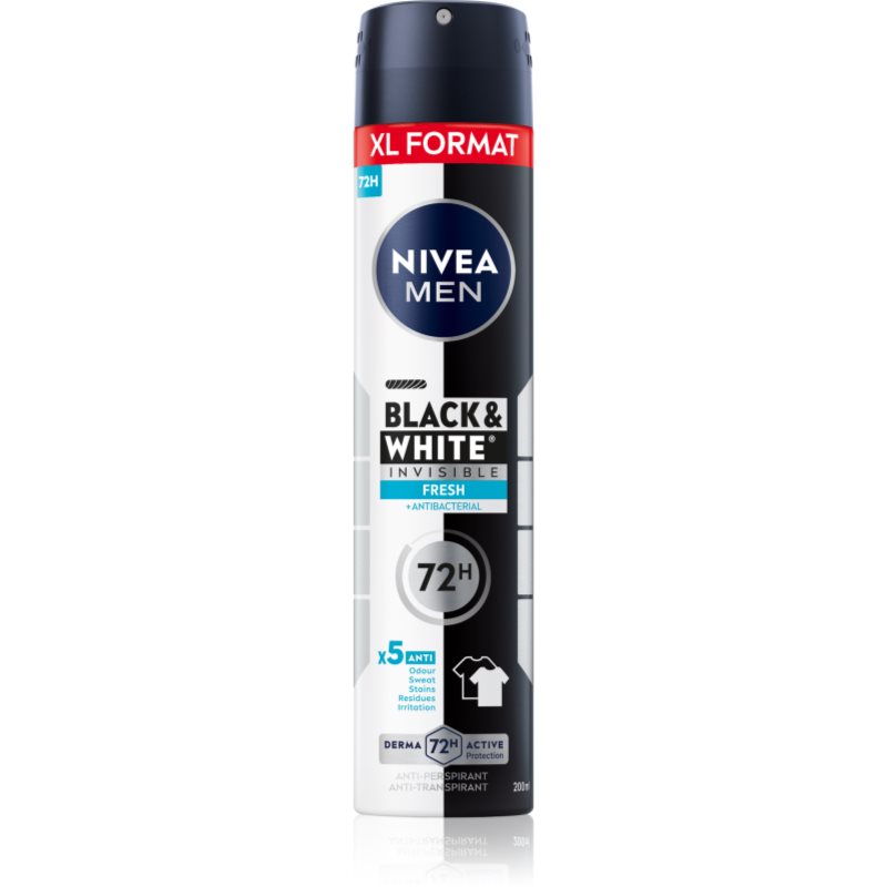 NIVEA MEN Black & White Fresh spray anti-perspirant 200 ml