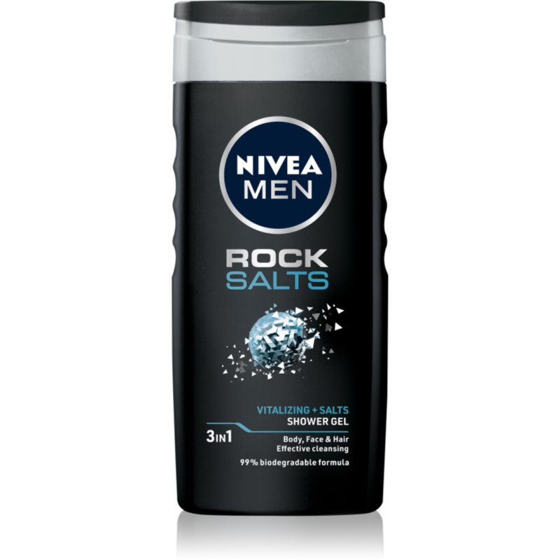 Nivea Men Rock Salt Gel de duș pentru bărbați 250 ml