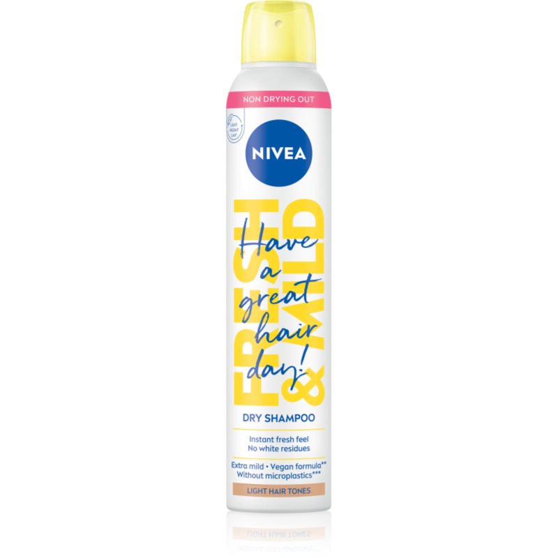 NIVEA Fresh Revive șampon uscat pentru par blond 200 ml