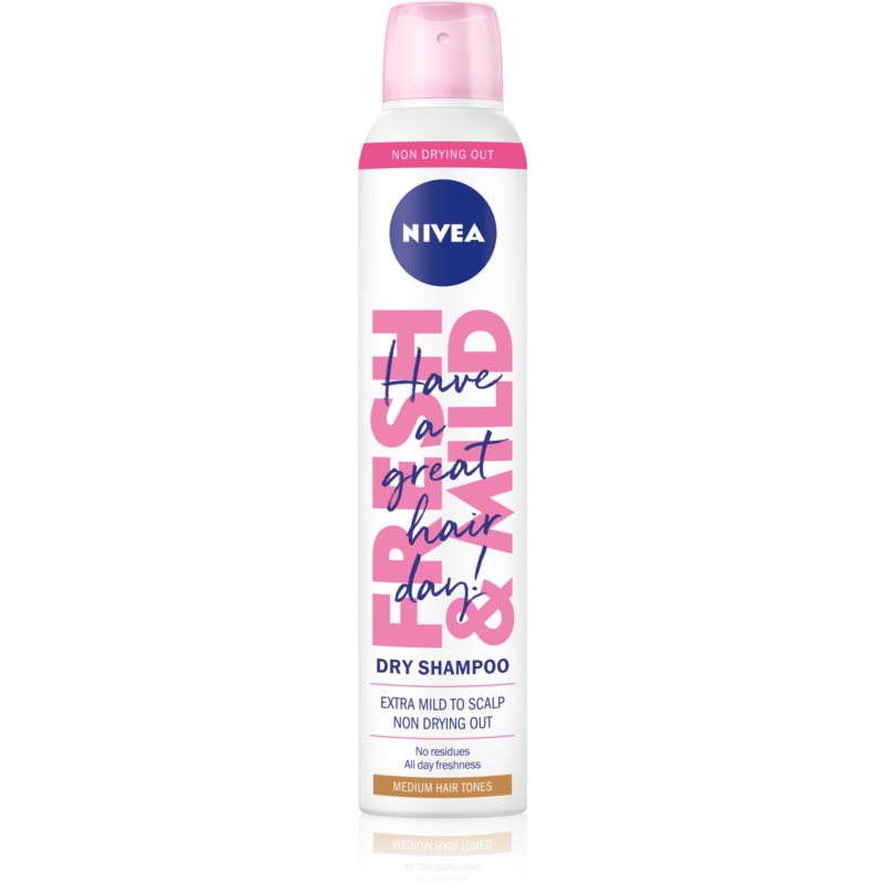Nivea Fresh Revive suchý šampon pro světlé vlasy Medium Tones 200 ml