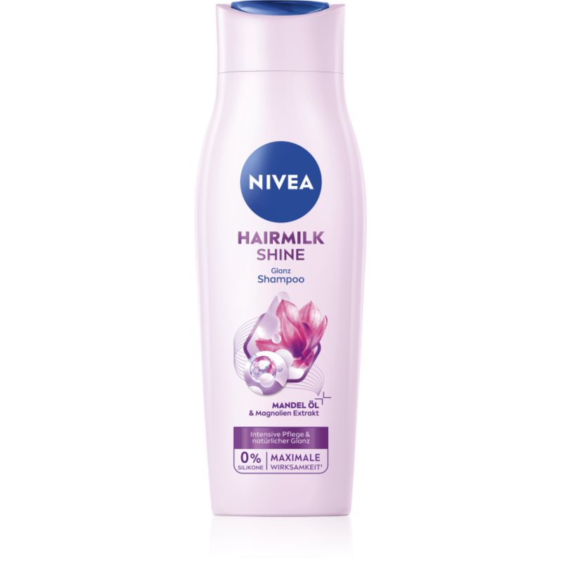 NIVEA Hairmilk Shine șampon îngrijire 250 ml