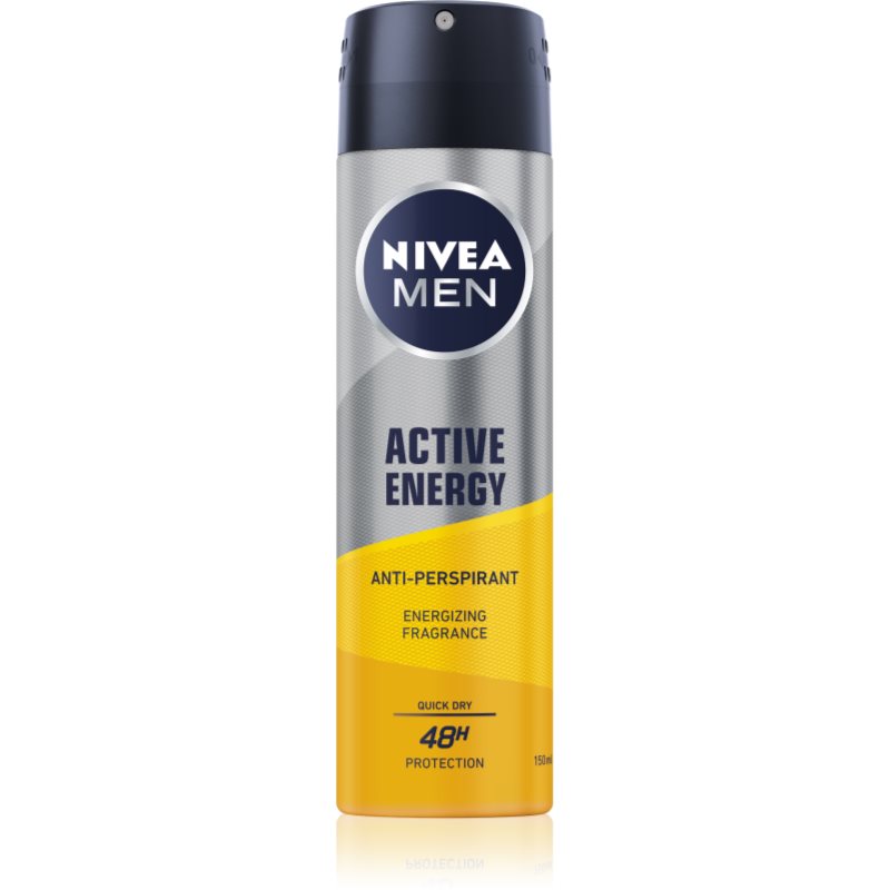 Nivea Men Active Energy spray anti-perspirant pentru barbati 150 ml