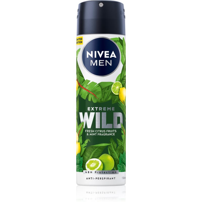 Nivea Men Extreme Wild Fresh Citrus spray anti-perspirant 150 ml