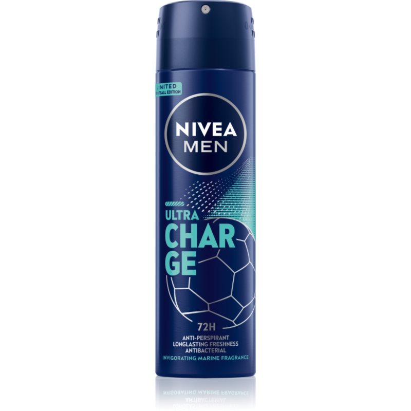 NIVEA MEN Ultra Charge spray anti-perspirant pentru barbati 150 ml