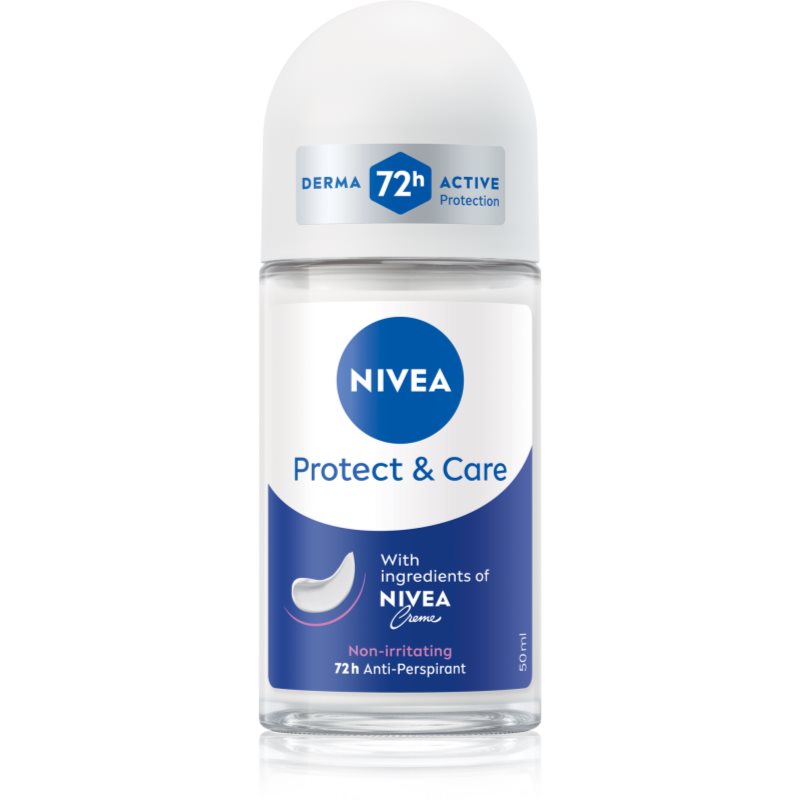 Nivea Protect & Care deodorant roll-on antiperspirant pentru femei 50 ml