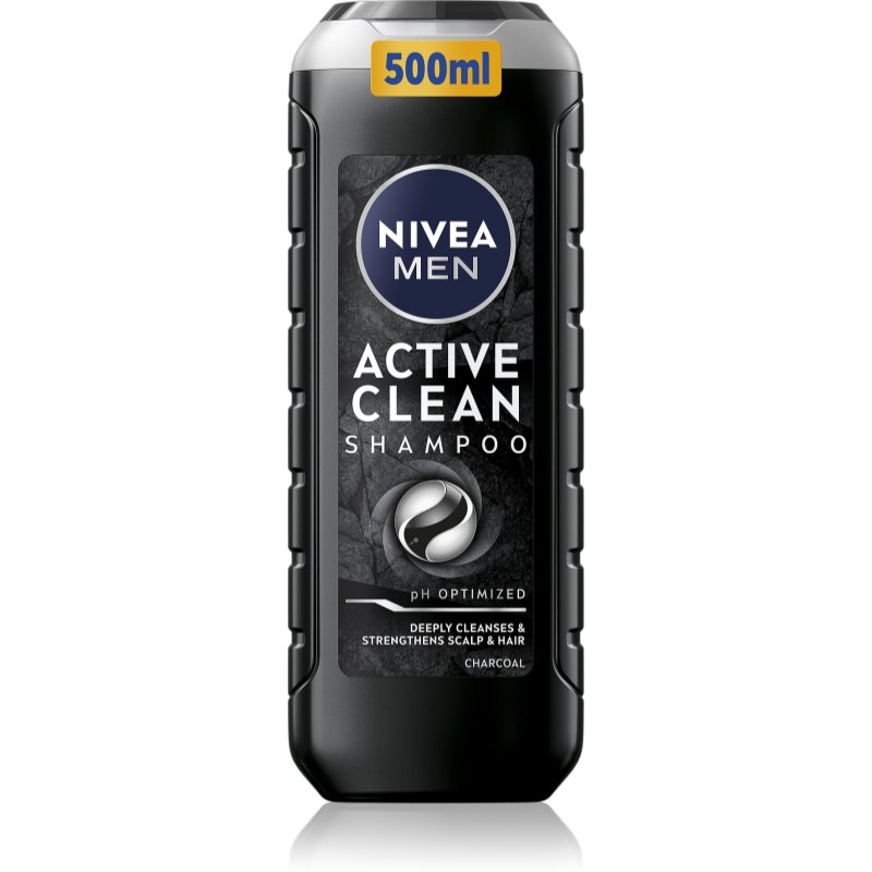 NIVEA MEN Active Clean curatarea profunda a scalpului cu cărbune activ 500 ml