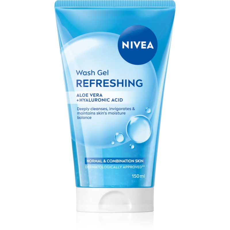 NIVEA Refreshing gel fresh de curatare pentru piele normală și mixtă 150 ml
