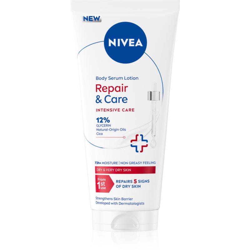 NIVEA Repair &amp; Care ler pentru corp pentru hidratare intensa 200 ml