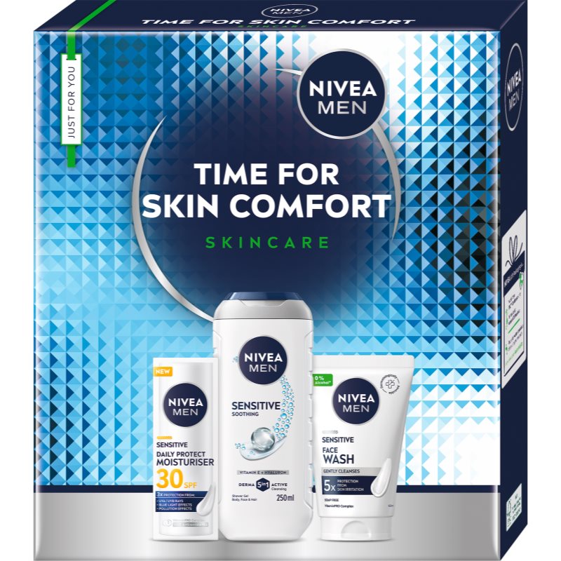 NIVEA MEN Time for Skin Comfort set cadou pentru fata si corp