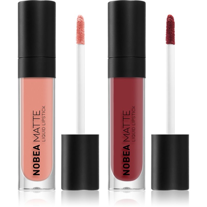 NOBEA Day-to-Day Matte Liquid Lipstick set de buze pentru femei