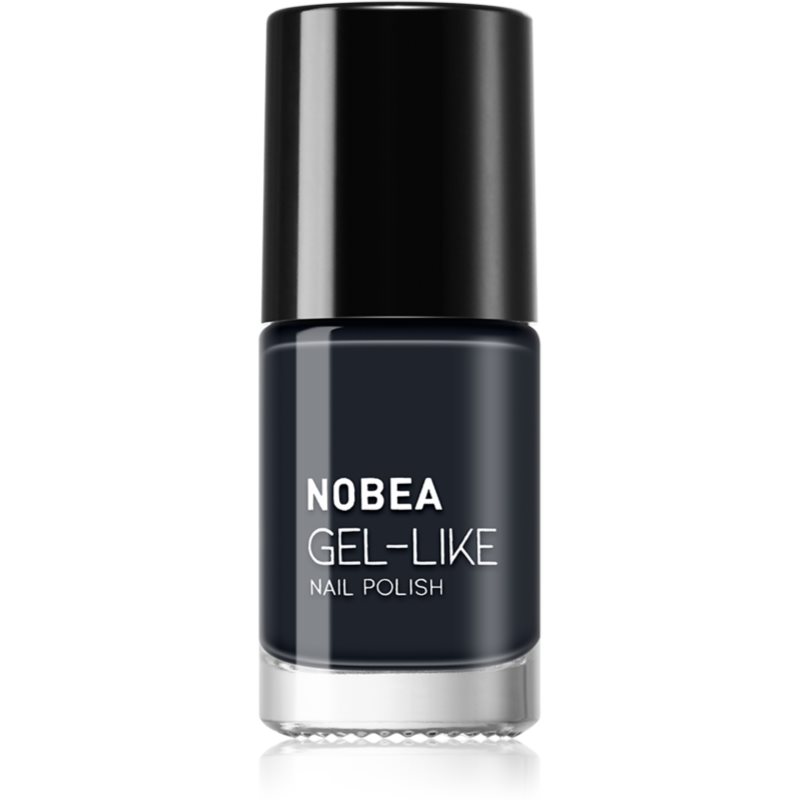 NOBEA Day-to-Day Gel-like Nail Polish lac de unghii cu efect de gel culoare Blue depths #N19 6 ml