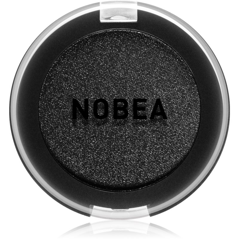 NOBEA Day-to-Day Mono Eyeshadow fard ochi cu particule stralucitoare culoare Black chant 3,5 g