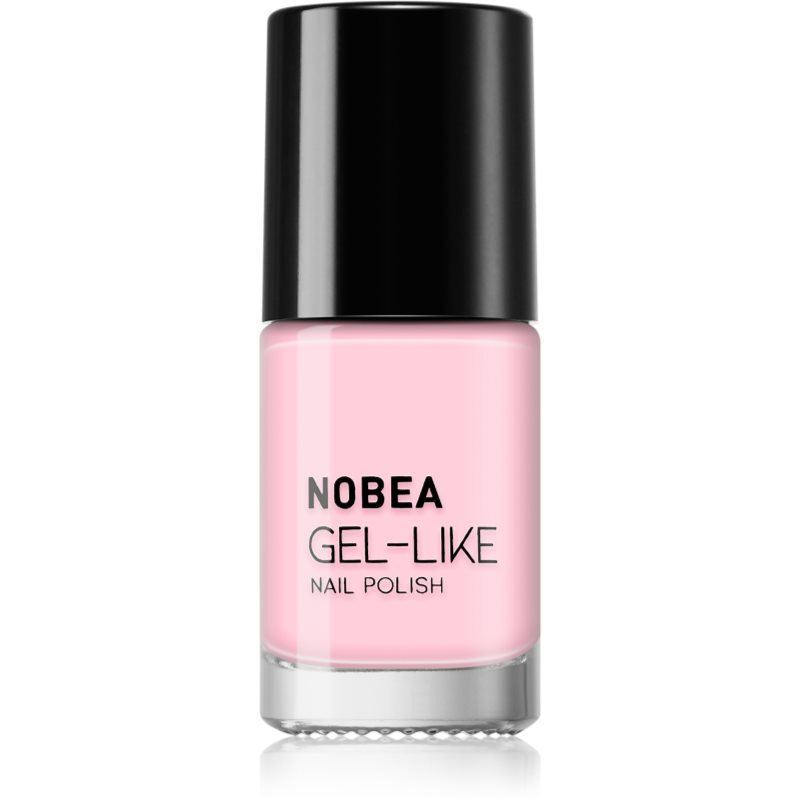 NOBEA Day-to-Day Gel-like Nail Polish lac de unghii cu efect de gel culoare #N68 Pink cream 6 ml