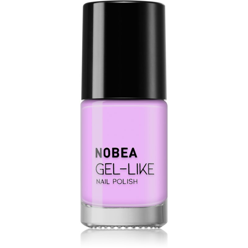 NOBEA Day-to-Day Gel-like Nail Polish lac de unghii cu efect de gel culoare #N69 Sweet violet 6 ml