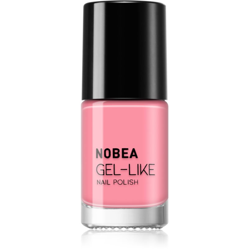 NOBEA Day-to-Day Gel-like Nail Polish lac de unghii cu efect de gel culoare Pink rosé #N02 6 ml