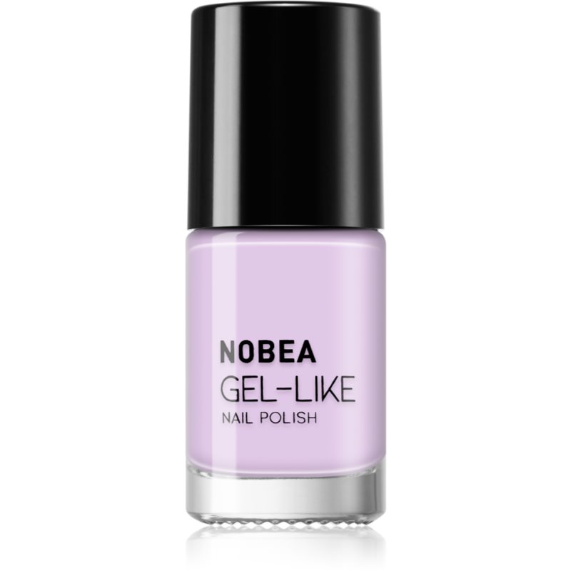 NOBEA Day-to-Day Gel-like Nail Polish lac de unghii cu efect de gel culoare Soft lilac #N05 6 ml