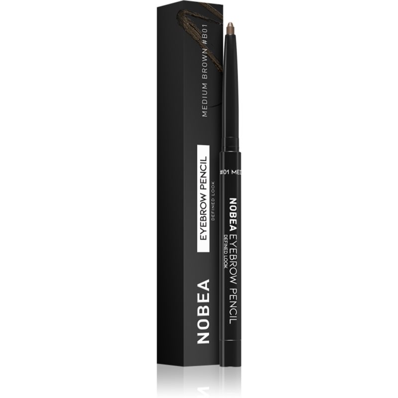 NOBEA Day-to-Day Eyebrow Pencil creion pentru sprancene 01 Medium brown 0,3 g