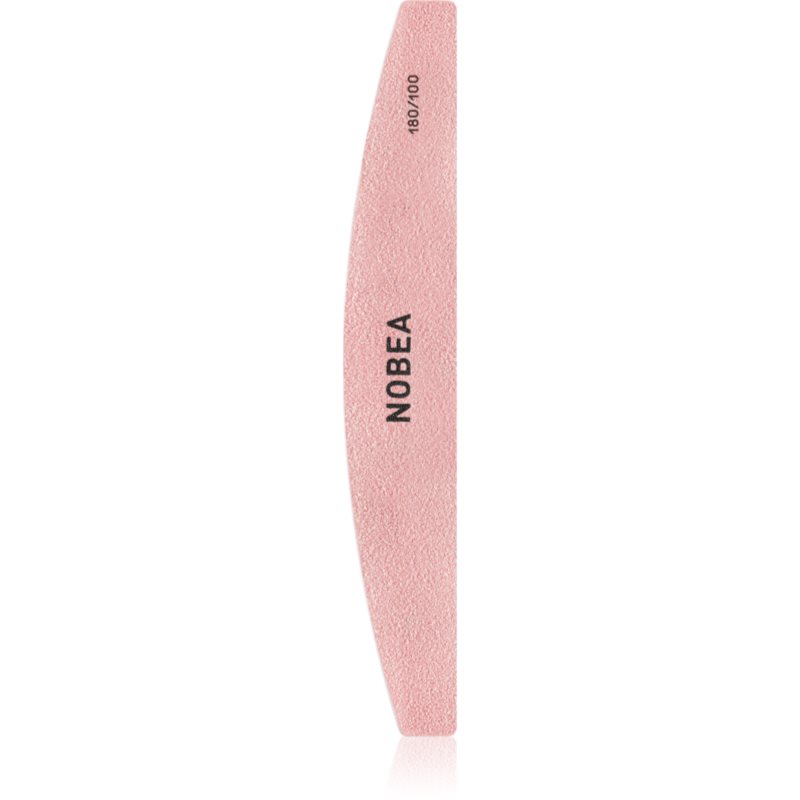 NOBEA Accessories Half-moon Nail File 180/100 pilă de unghii clasică cu două straturi aspre