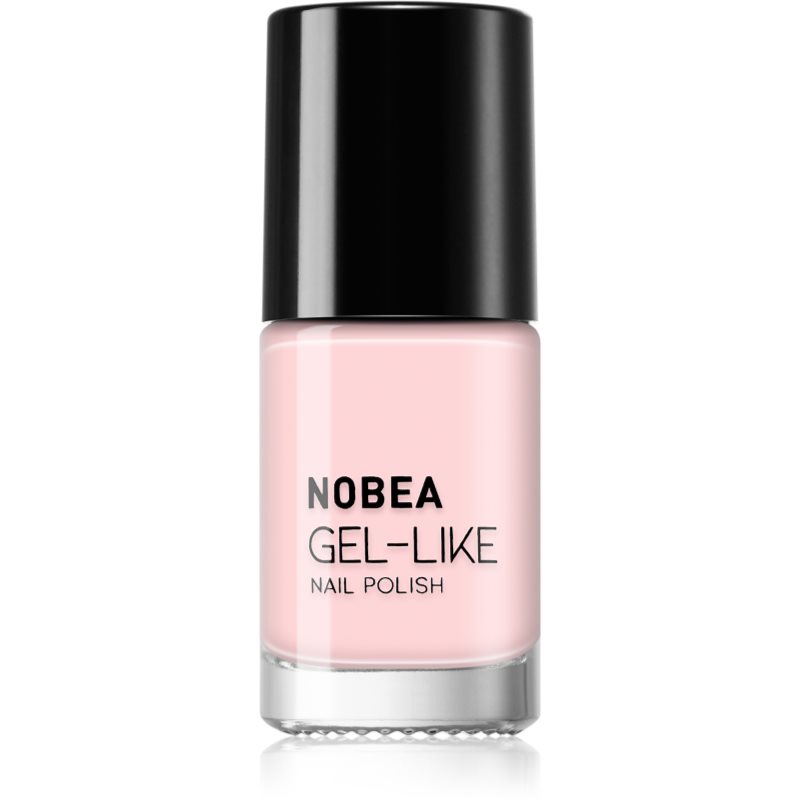 NOBEA Day-to-Day Gel-like Nail Polish lac de unghii cu efect de gel culoare Mademoiselle nude #N48 6 ml