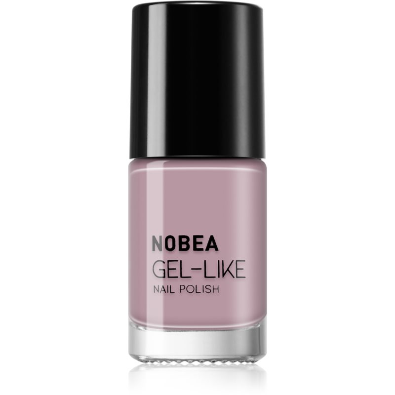 NOBEA Day-to-Day Gel-like Nail Polish lac de unghii cu efect de gel culoare Silky nude #N51 6 ml