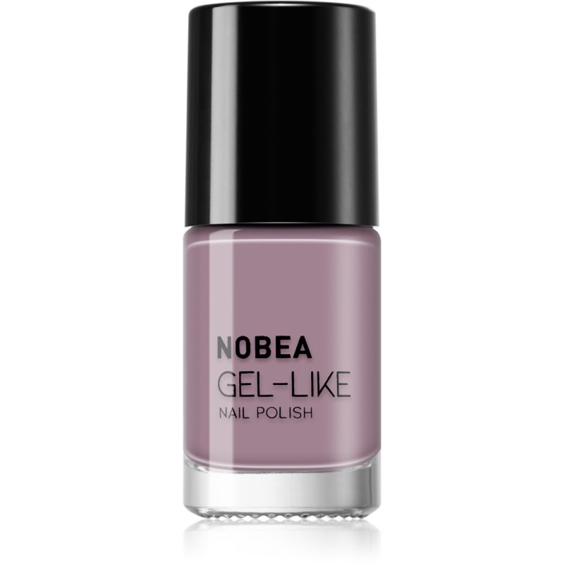 NOBEA Day-to-Day Gel-like Nail Polish lac de unghii cu efect de gel culoare Thistle purple #N54 6 ml