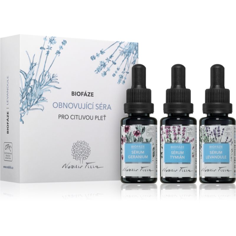 Nobilis Tilia Biofáze Obnovující Séra Levandule set cadou pentru piele sensibilă Nobilis Tilia Biofáze Obnovující Séra Levandule set cadou pentru piele sensibilă
