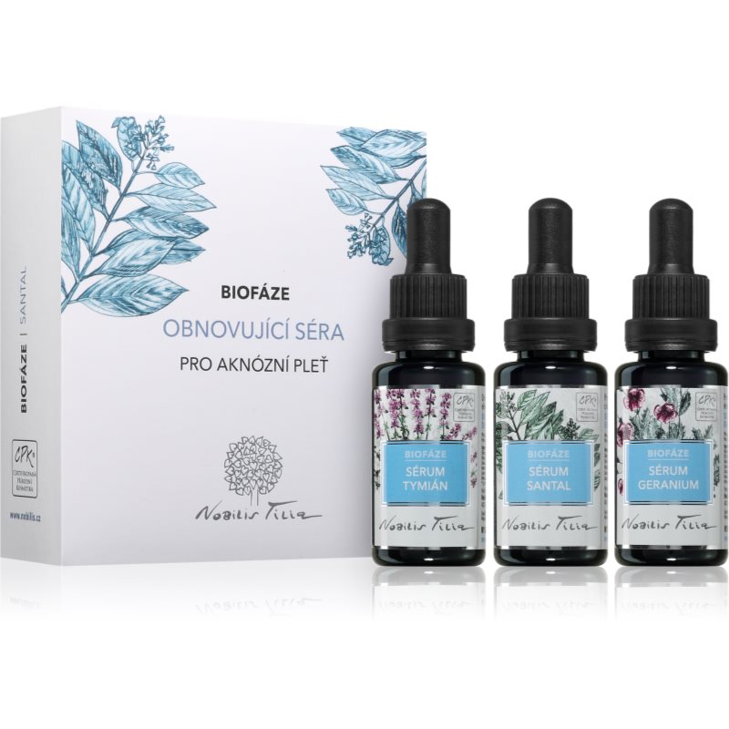 Nobilis Tilia Biofáze Obnovující Séra Santal set cadou pentru regenerare Nobilis Tilia Biofáze Obnovující Séra Santal set cadou pentru regenerare