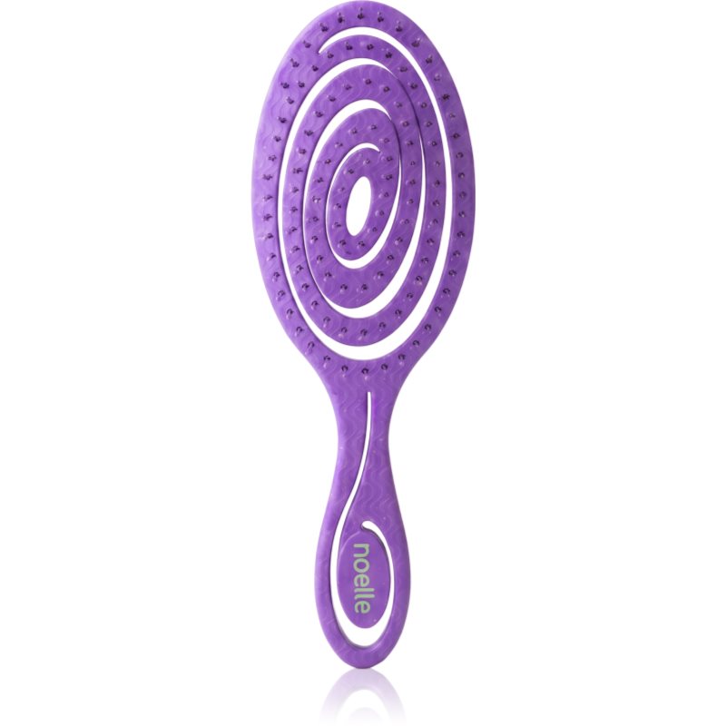 Noelle Hairbrush perie de tip paletă Purple Spiral 1 buc