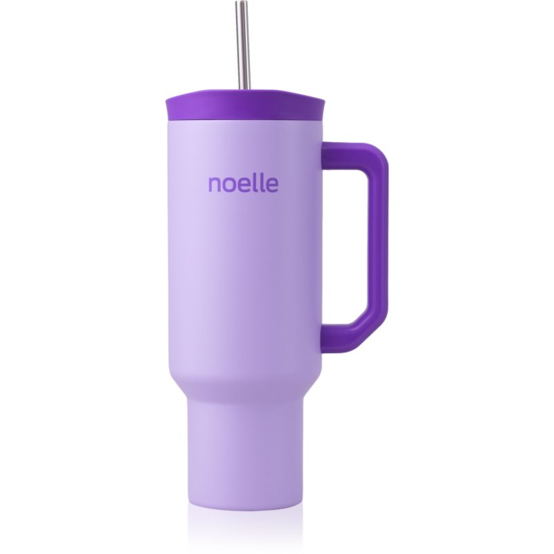 Noelle Tumbler pahar din oțel inoxidabil cu pai Purple 1 buc