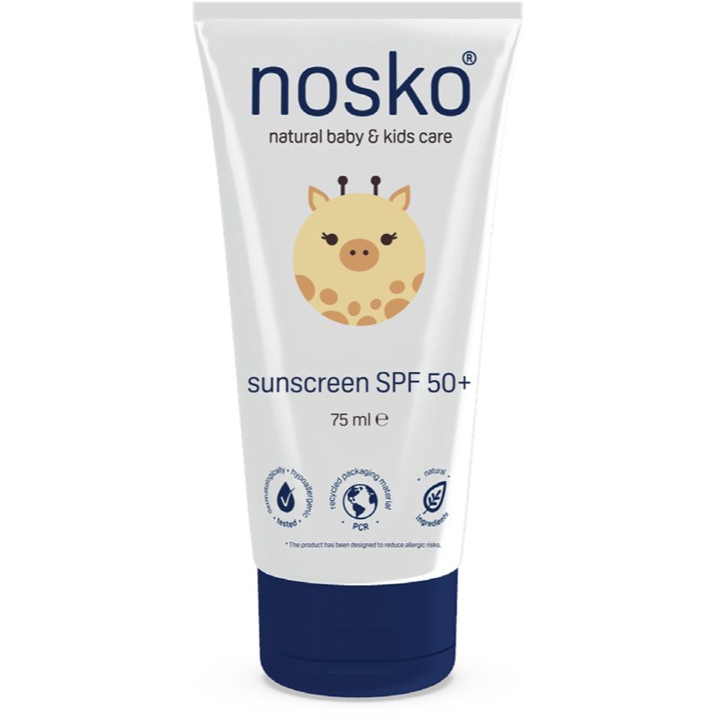 Nosko Baby Sunscreen SPF 50+ protectie solara pentru copii SPF 50+ 75 ml