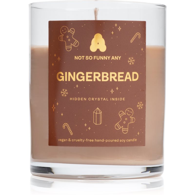 Not So Funny Any Crystal Candle Gingerbread lumânare cu cristale 220 g