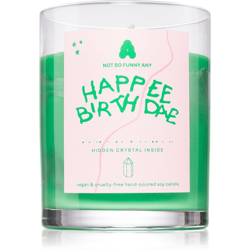 Not So Funny Any Crystal Candle Hapee Birthdae lumânare cu cristale 220 g