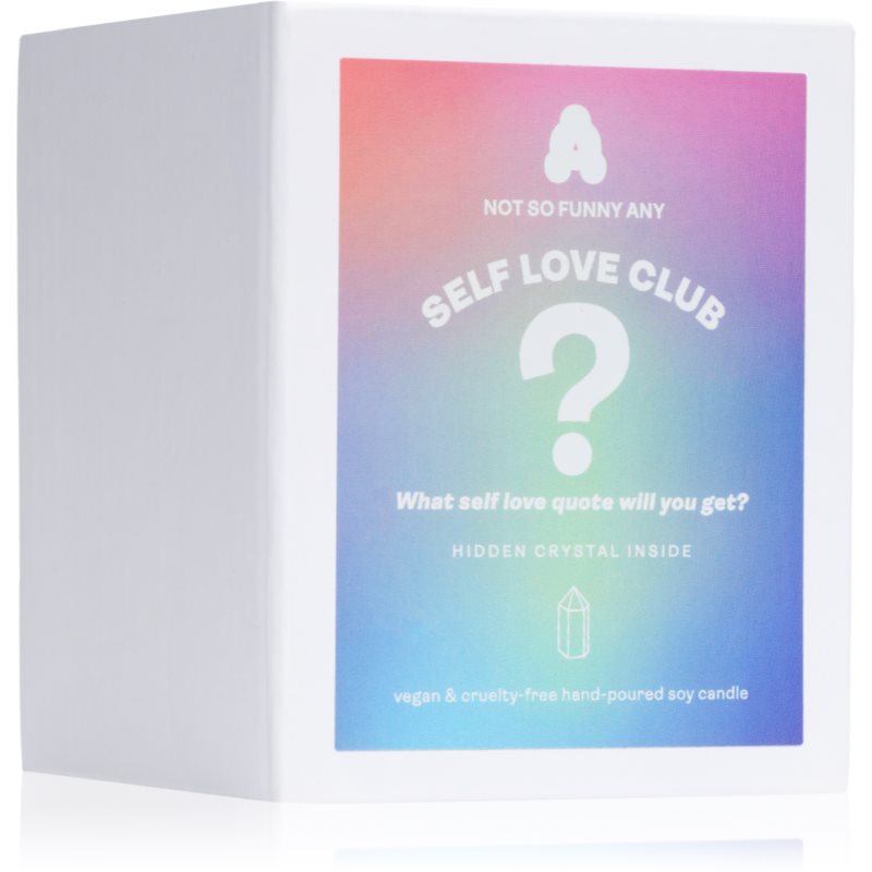 Not So Funny Any Crystal Candle Self Love Club lumânare cu cristale 220 g